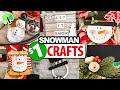 *10 BEST* $1 Snowman Christmas Crafts! BEGINNER FRIENDLY Dollar Tree DIYs 2023