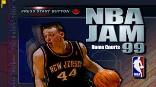 NBA Jam 99 | Sports Game Arenas and All Team Intros 🏟 🏀