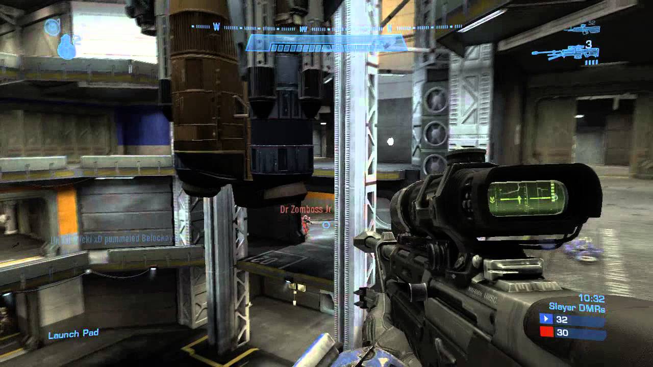 The most intense Halo mlg game ever 3v4 with a sweet comeback - YouTube