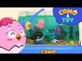 Como | Aquarium Fishing 2 | Learn colors and words | Cartoon video for kids | Como Kids TV