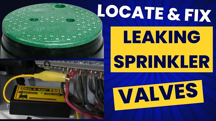 EASILY Find and Replace Leaking SPRINKLER Valves With CHAT R BOX PRO