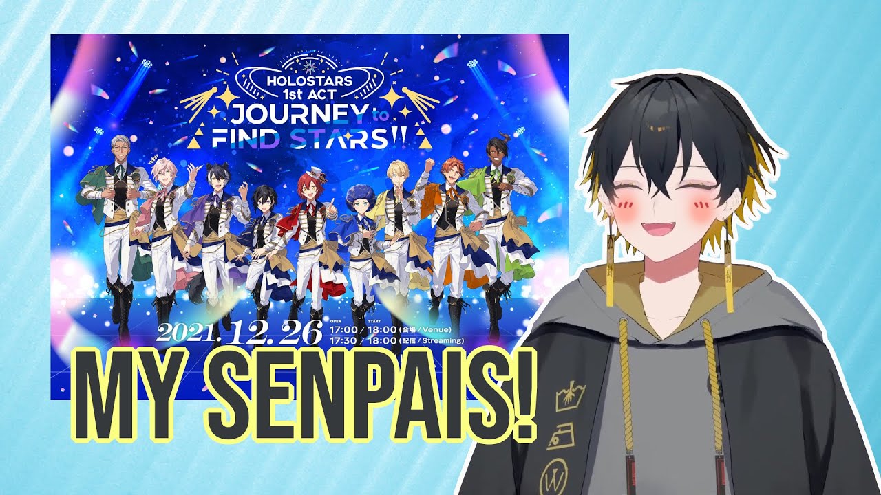 Yatogami Fuma gushes over his Holostars senpai【UPROAR!! / Holostars】