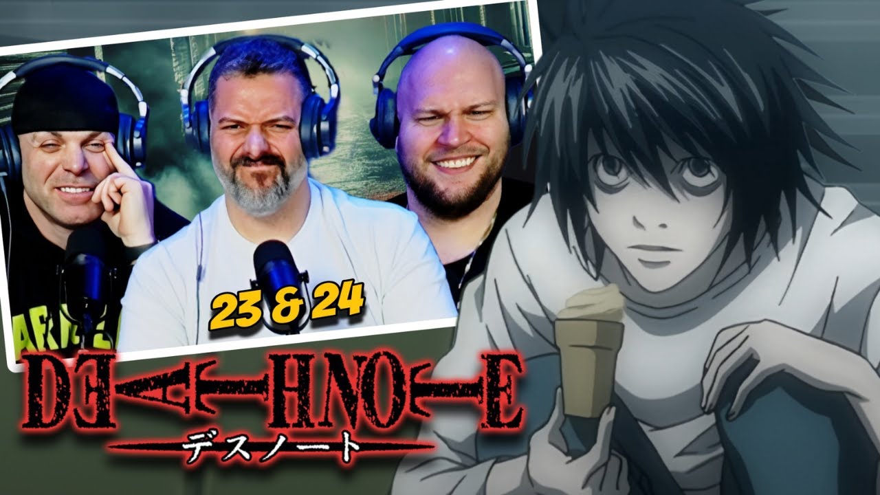 Death Note season 1 episode 1x23 & 1x24 reaction (DUB)