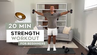 20-MIN STRENGTH WORKOUT // Full body - Beginner Friendly - Low-Impact