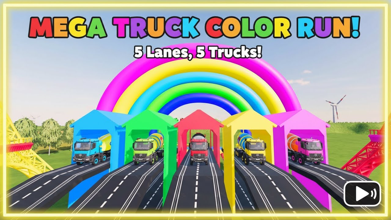 MEGA DUMP TRUCKS JUMPING THROUGH THE TRACK – CRAZY MOMENTS!