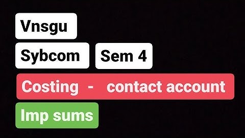 contract account sem 4 sybcom imp sums vnsgu