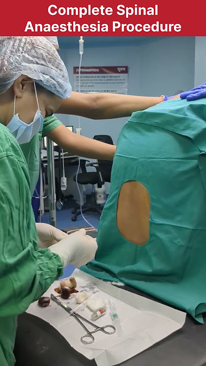 Complete spinal anaesthesia procedure by Dr Sarita Malik #doctor #mbbs #anesthetic #anesthesia #neet