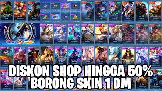 DISKON SHOP PROMO DIAMOND 21 JULY 2026 HINGGA 50% - FARMING SKIN 1 DIAMOND! MOBILE LEGENDS