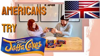 Jaffa Cake Trials | AMERICANS TRY JAFFAS | Getting Giddy for McVities