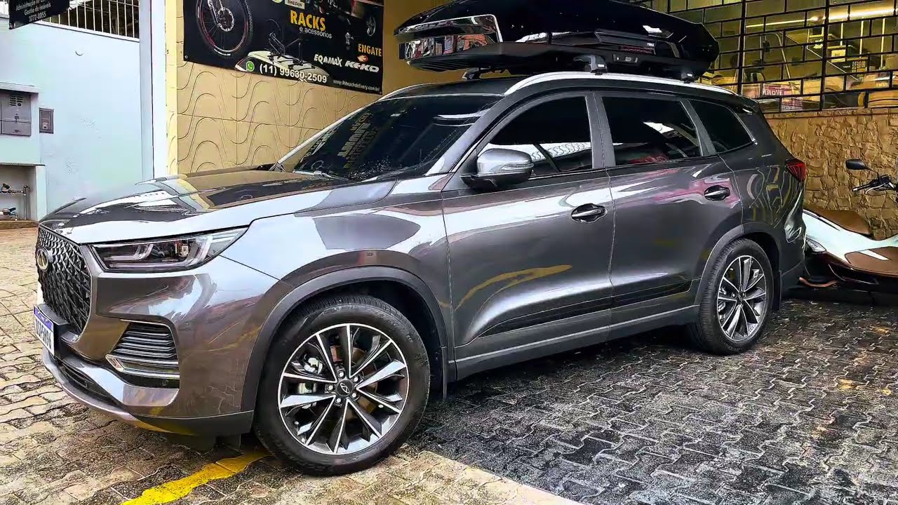 Upgrade de Viagem no Chery Tiggo 8 Pro | Rack Thule Edge + Bagageiro Thule Motion 600L