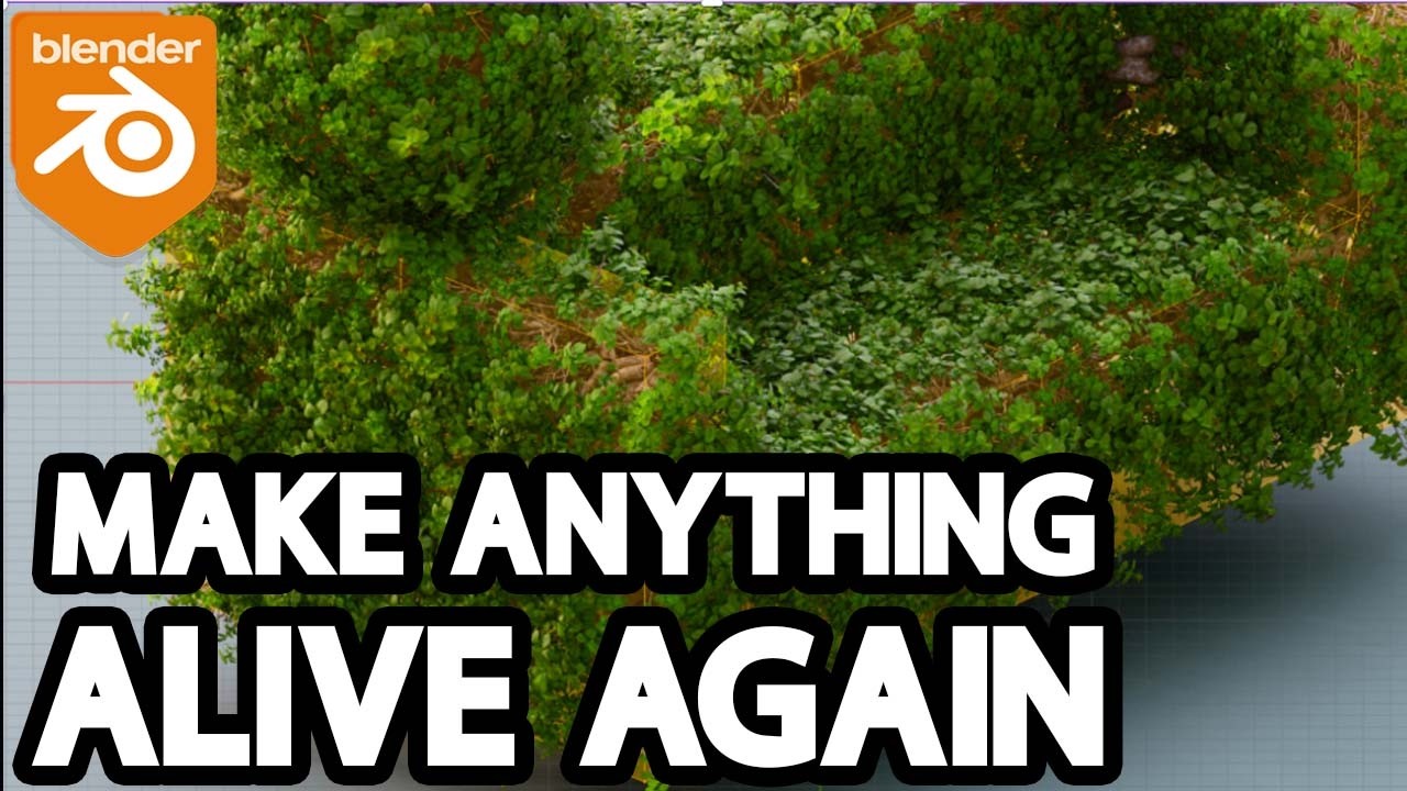 Новый аддон для Blender, позволяющий превращать что угодно в деревья и кусты | Генератор топиарны...