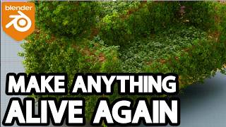 New Blender Addon For Converting Anything to Trees & Bushes | Topiary Generator