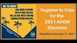 AD50 Delegate Candidate Forum (ADEM)