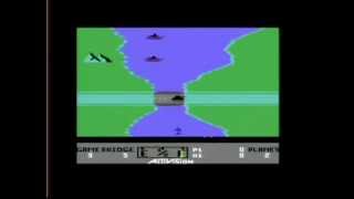 c64 loadingRiver raid game from tape with sound