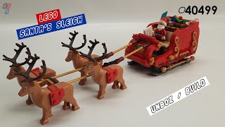 LEGO 40499 Santa's Sleigh - NEW 2021 Collection - Speed Build - Compact Lego Builds