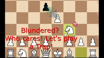 Recover from a Blunder with a Chess Opening Trap - Expert Tutorial