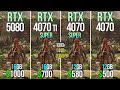 RTX 5080 vs RTX 4070 TI SUPER vs RTX 4070 SUPER vs RTX 4070 - Test in 16 Games