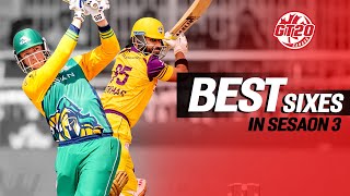 GT20 Canada Season 3 Explosive Hitting | A compilation of Epic Jaw-Dropping Sixes 💪