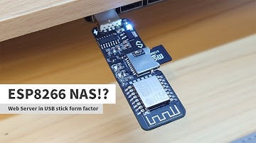 Instant WebStick - ESP8266 Web Server in USB stick form factor