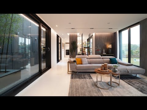 Modern style homes 이상적인 <strong>용인</strong> 타운하우스 (골프장조망, <strong>수영장</strong>)