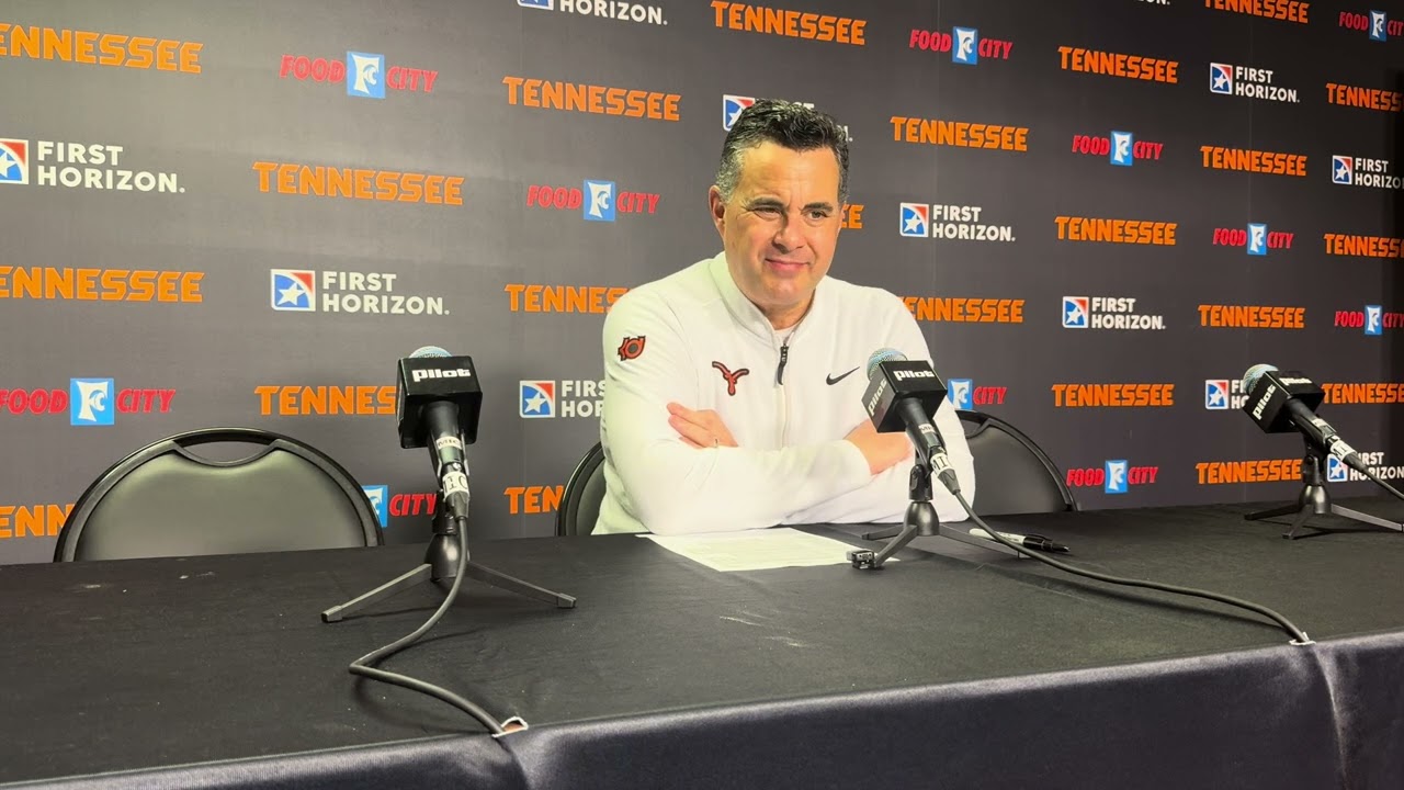 Texas coach Sean Miller reacts to loss to Tennessee Basketball