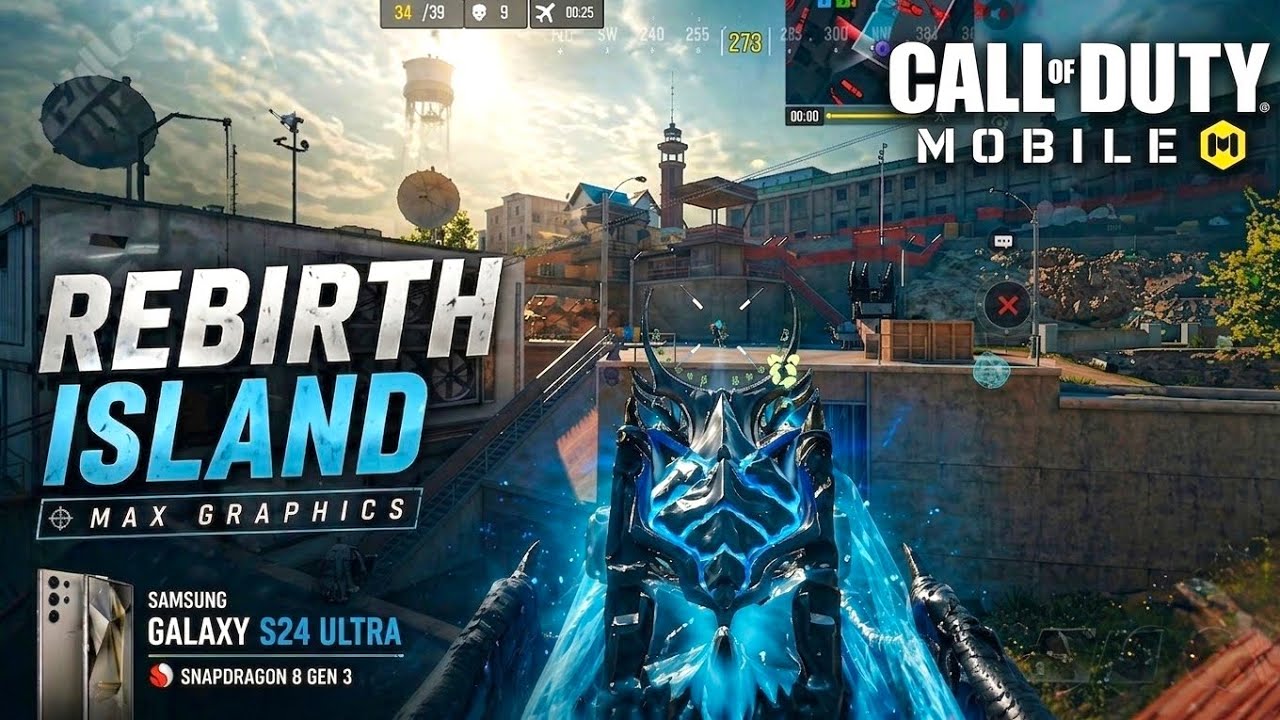 Cod Graphics Max S24 Ultra Rebirth Island MAX GRAPHICS Gameplay | Call of Duty Mobile ...