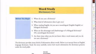 Dictionary Skills