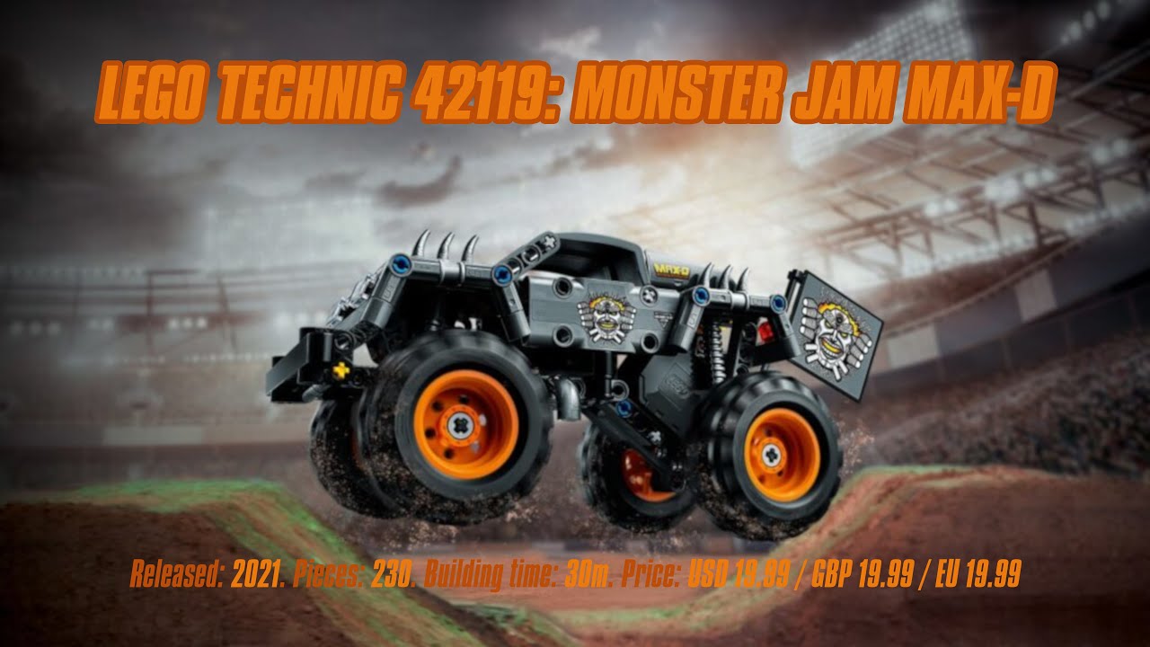 LEGO Technic 42119: Monster Jam Max-D: In-depth Review, Speed