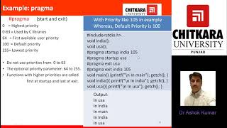 Pragma preprocessor directive (preprocessor -part 2)