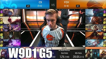 Cloud 9 vs Echo Fox | Week 9 Day 1 S6 NA LCS Spring 2016 | C9 vs FOX G2 W9D1 1080p