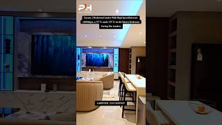 Luxury 2 Bedroom Condor With High Speed Internet (100Mbps), a 75" Tv and a 55" Tv in the Bedrooms