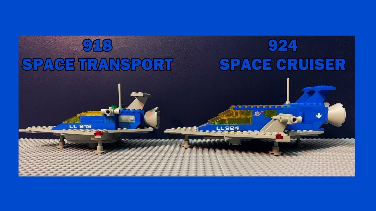 LEGO Classic Space sets 918 and 924 - YouTube