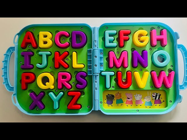 Hasbro Boîte de lettres Peppas, puzzle alphabet, jouets d'éveil