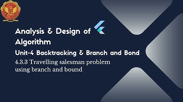 4.3.3 Travelling Salesman Problem Using Branch & Bound | CS402 |