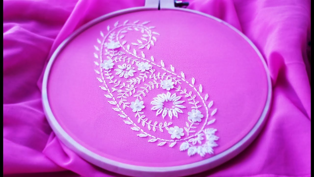 Вышивка для начинающих * Легкий дизайн Пейсли