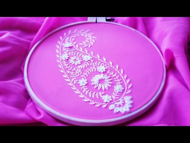 Embroidery for Beginners : Paisley | Вышивка для начинающих