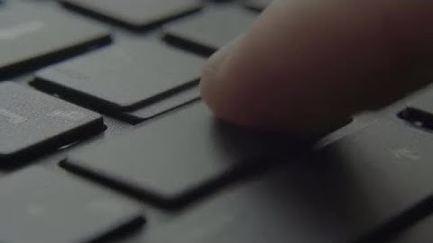 Pressing Enter Key Stock Video