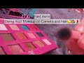 ASMR Doing Your Makeup On Camera And Hair Lofi Low Quality No Talking No Mouth Sounds 
