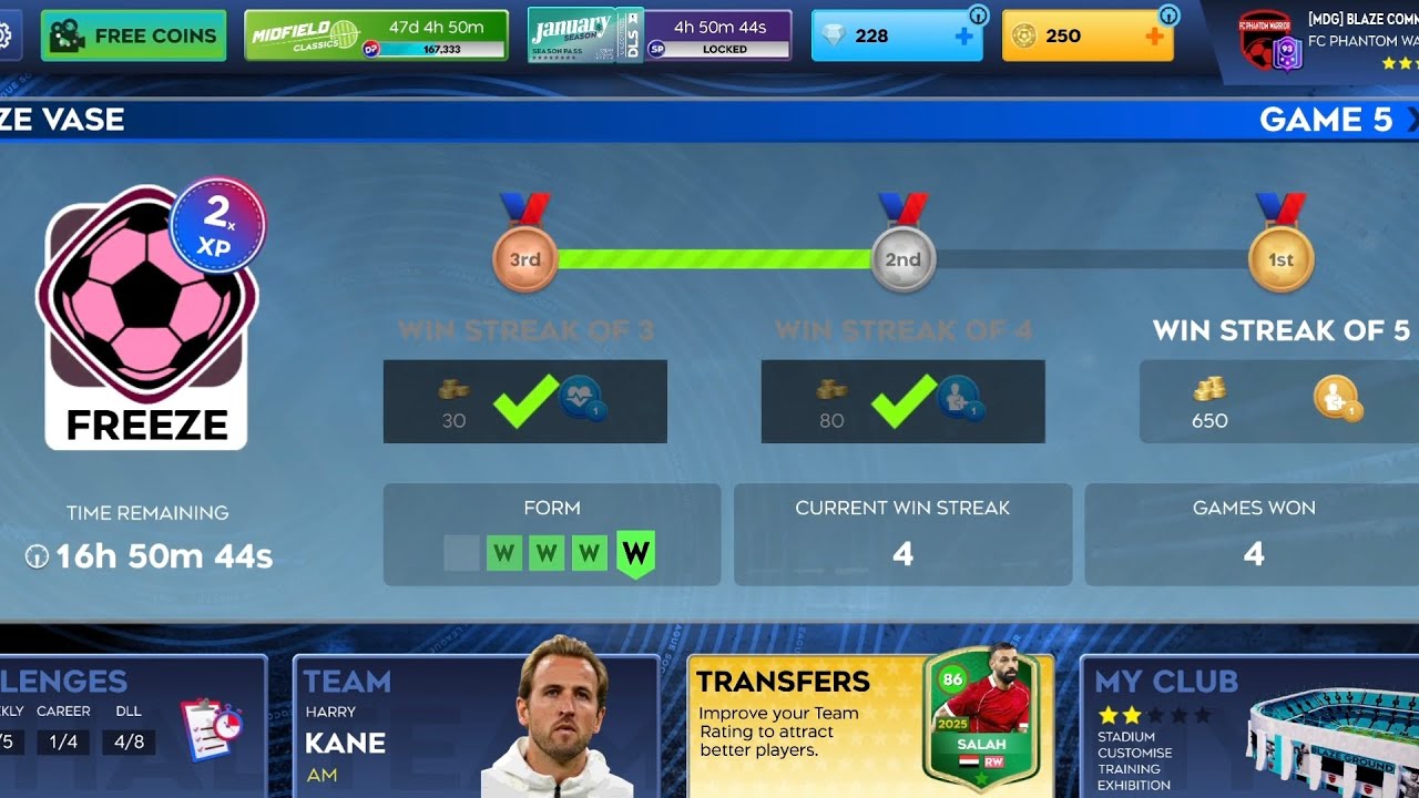 DLS 2026| TIER 1 FREEZE VASE FINAL❄️👑 ONE MAN DOWN, BUT NOT OUT! FC PHANTOM WARRIOR 