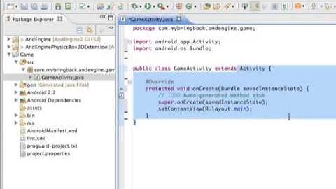 AndEngine  Android Game Development1