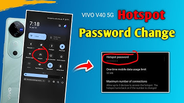 Hotspot Password Change Kaise Kare || Vivo V40 || How To Change Hotspot Password #vivo