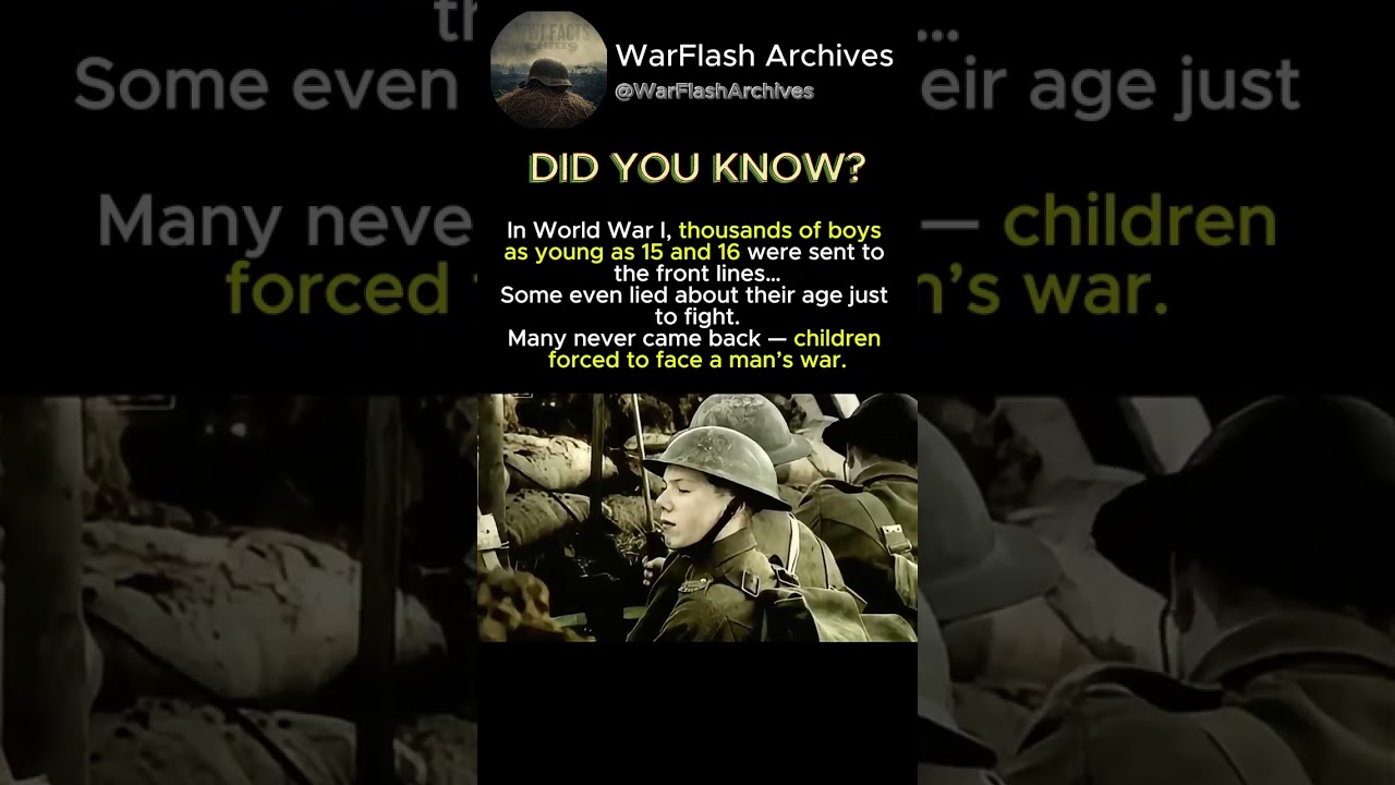 Child Soldiers of World War 1 – The Forgotten Boys