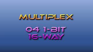 Computing Fundamentals Tutor Multiplex 04: 1-Bit 16-Way