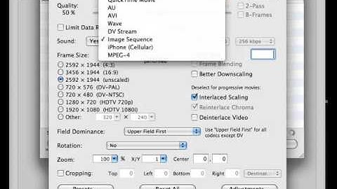 MPEG StreamClip images tutorial