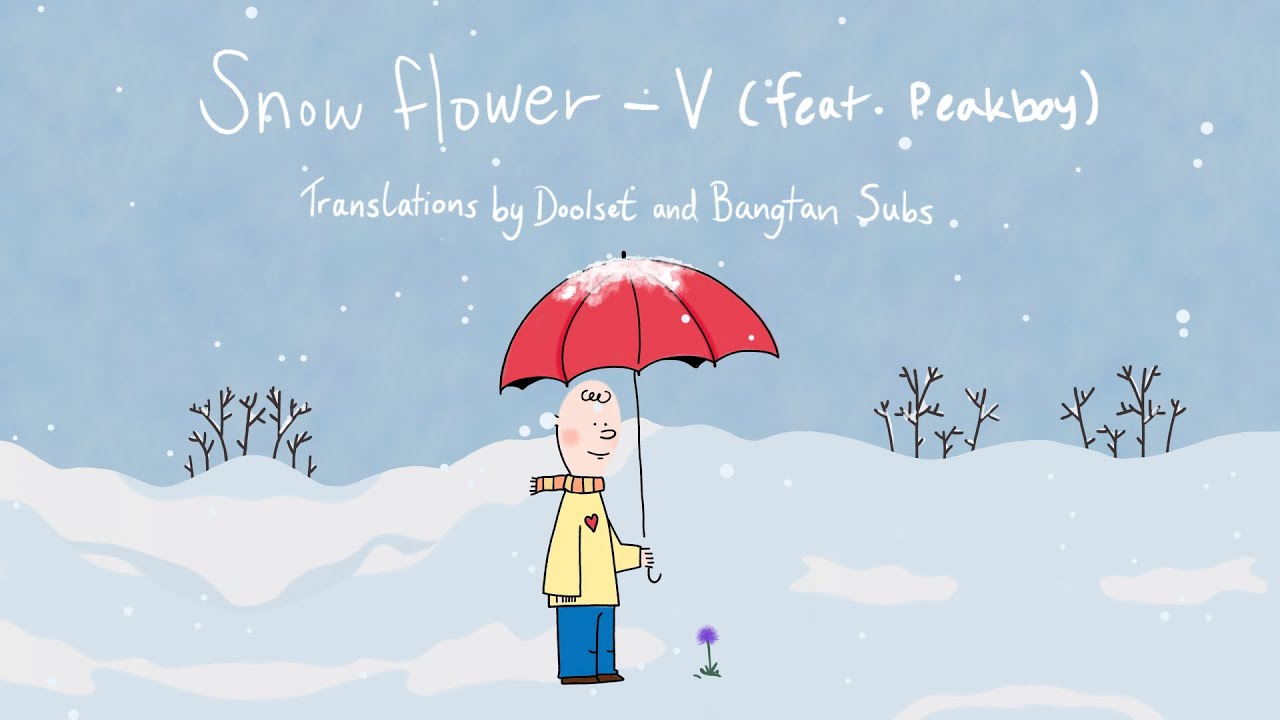 V Snow Flower (feat. Peakboy) Eng Lyrics YouTube