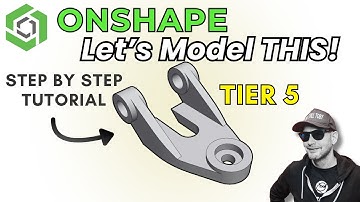 Free Onshape Training - Best Intermediate Tutorial - TIER 5 Challenge - GATE HINGE 3