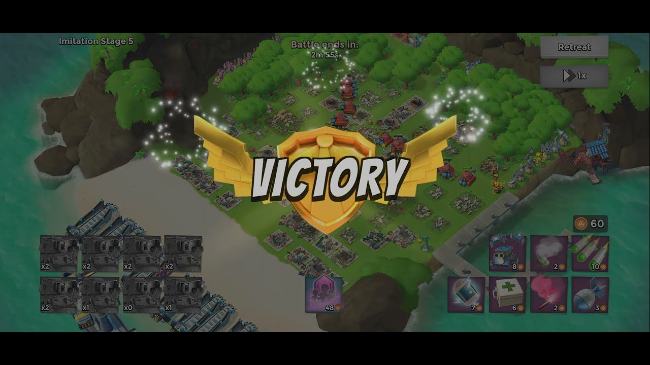 Imitation Game Stages 1–6 | Heavy Troop Losses | Boom Beach Gameplay