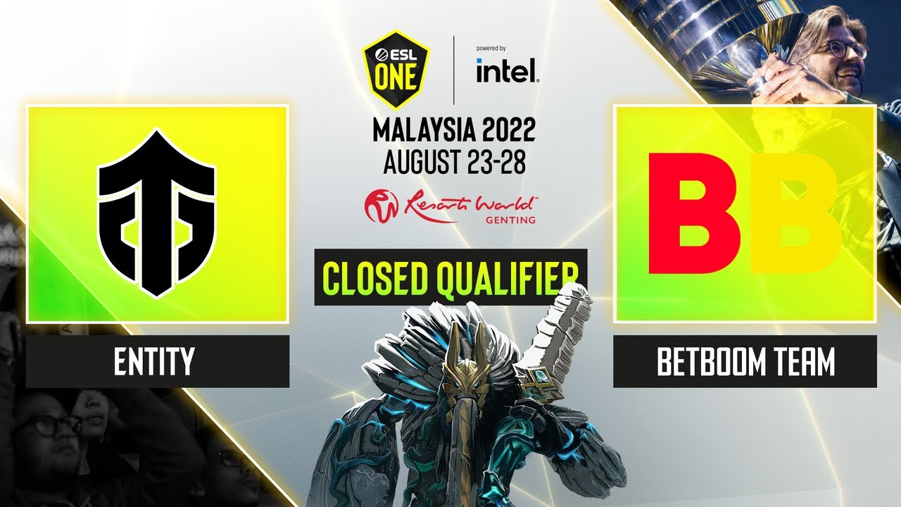 Dota2 - Entity vs BetBoom Team - Game 1 - ESL One Malaysia 2022 Europe/CIS: closed Qualifier