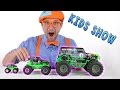 Monster Truck Toys for Kids - learn Shapes of the trucks while jumping and hiking Monster Truck Toys for Kids - learn Shapes of the trucks while jumping and hiking