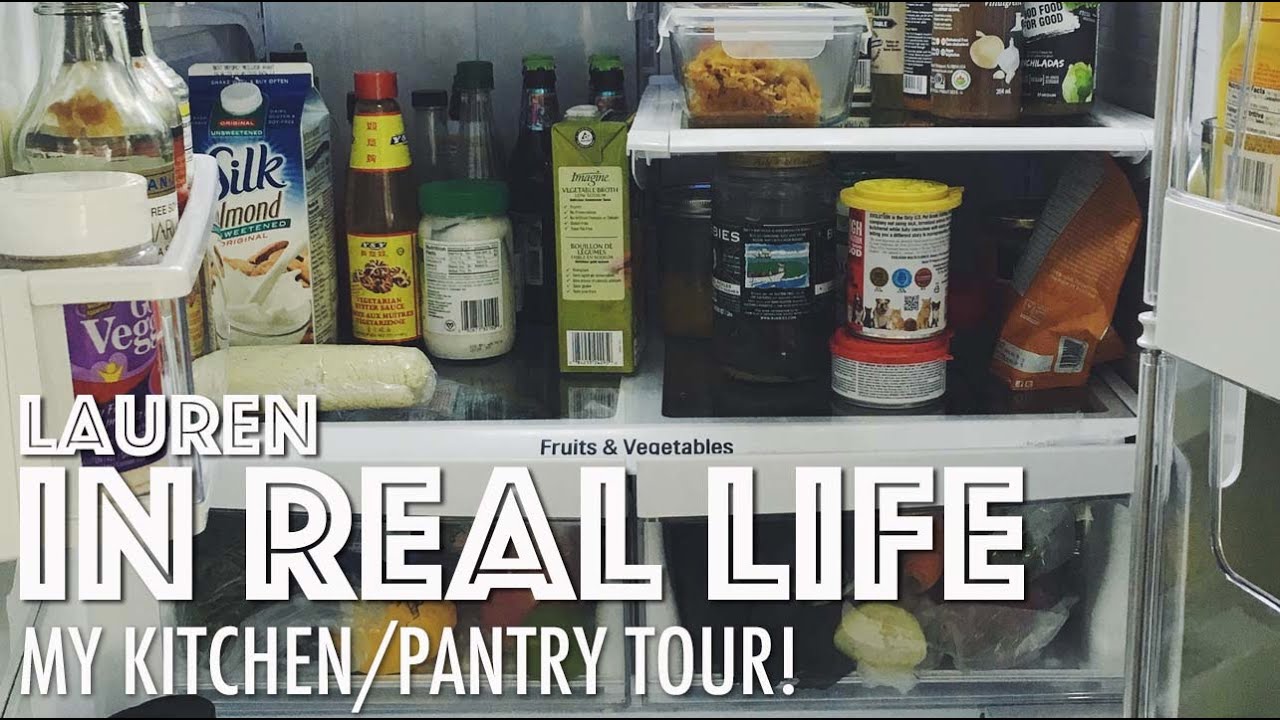 MY KITCHEN / PANTRY TOUR | Lauren In Real Life